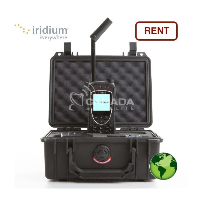 Iridium 9575 Extreme Satellite Phone Rental w/ GPS - GLOBAL - w/ FREE Airtime Minutes