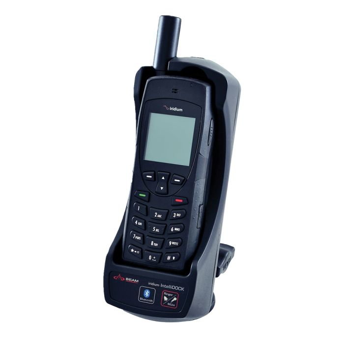 Iridium 9555 Satellite Phone + Beam IntelliDOCK Bluetooth Docking Station

