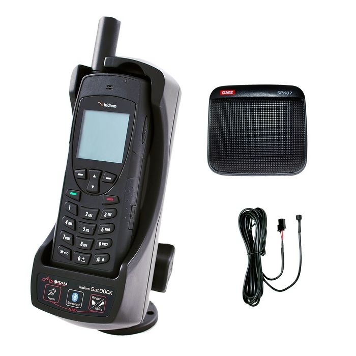 Iridium 9555 Satellite Phone + Beam SatDOCK Docking Station