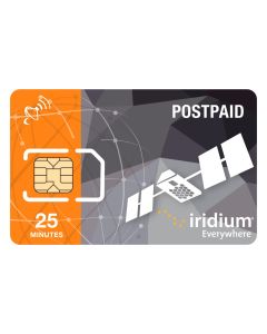 Iridium Standard Monthly Plan w/ 25 Minutes and 25 Text Messages (No Contract, 6 Month Minimum Term)