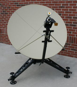 AvL Technologies 1.2m Ręczna antena FlyAway SNG/Mil