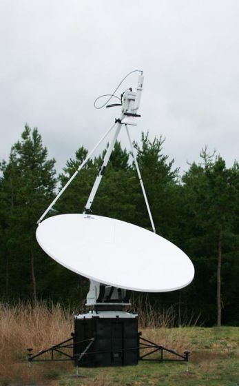 AvL Technologies 2.0m SNG / Wojskowa wielopasmowa zmotoryzowana antena FlyAway (1220FA)