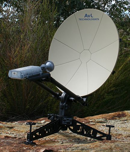 AvL Technologies 60cm plecak ręczny FlyAway SNG / antena wojskowa