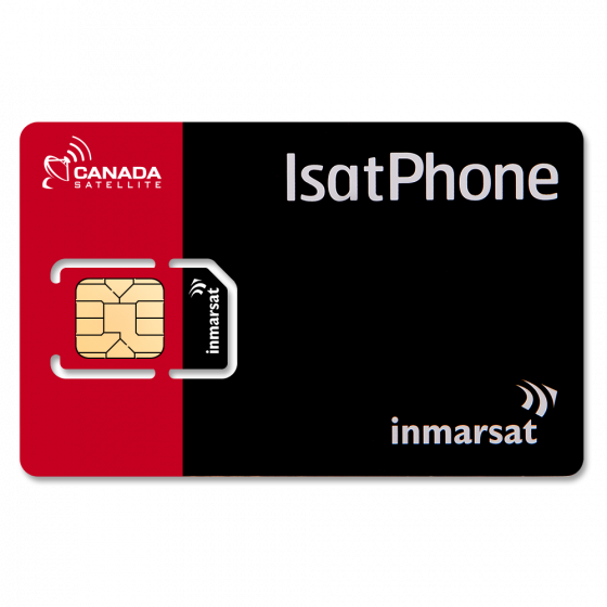 Cartela SIM Inmarsat Isatphone