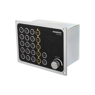 ZENITEL 3130 CIS Master Station, 15 + 4 Remote Lines, 24V DC (4000016791)