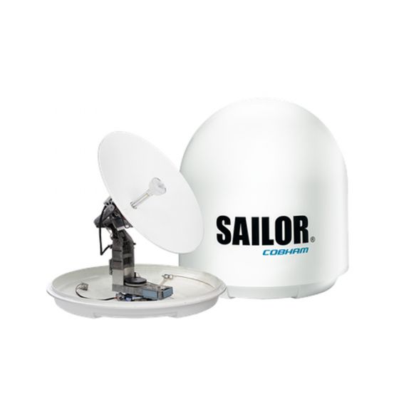 ZENITEL Sailor-120-XTR-TV TV Satellite Antenna 120 Cm, 3-Axis, Worldwide Ku-Band (2320010059)