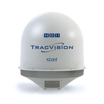 KVH TracVision HD11 sjó gervihnattasjónvarpskerfi m/ IP loftnetsstýringareiningu, Universal World Ka / Ku Band Línulegt / Hringlaga Quad Output LNB (01-0343-01)