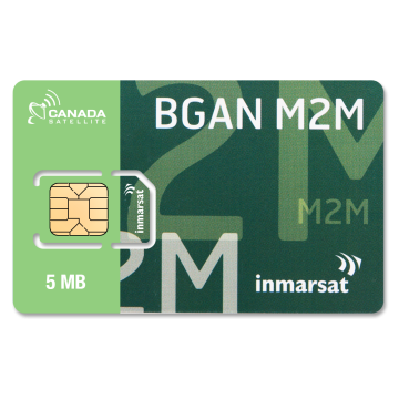 Inmarsat BGAN M2M 5MB áætlun