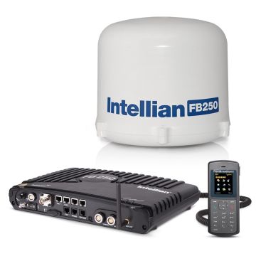 Intellian FleetBroadband FB250 Marine Antenna System with 19" Rack BDU (F3-1252-R)
