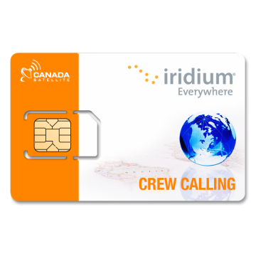 Iridium Crew Calling Post-greitt SIM-kort