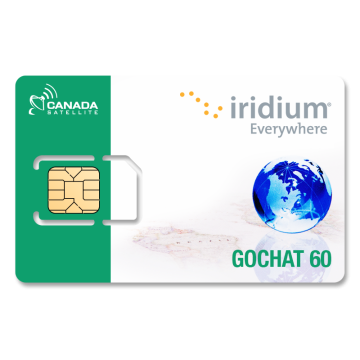 Iridium GoChat fyrirframgreitt 60 mínútna fyrirframgreitt símakort ($0,83/mínútu)